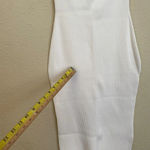 House Of CB  Oriana Strapless White Ribbed knit Stretch Bodycon Midi Dress NWO XL Photo 13