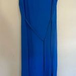 Eileen Fisher  100% Silk Blue Lightweight Maxi Dress Photo 0