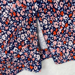 BCBGeneration  Floral Pleat Front Shorts Blue 4 Photo 6