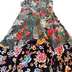 Maeve  Anthropologie Violette Mixed Media Floral Dress Sleeveless Size 8 Women's Photo 6