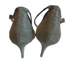 Nina  Rimma Dress heel 4” silver sparkled black wedding 7 Photo 3