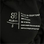 ALBION FIT Albion Ruffle Cap Sleeve Black Romper small Photo 5