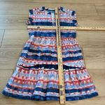 Marie Oliver  Sawyer Mini Dress Tiered Tie Dye V-neck Size XS Photo 5