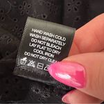 Helsa NEW NWT  Petite Eyelet Garden Off The Shoulder Midi Dress In Black Photo 13