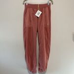 Dudley Stephens NWT Squall Sweatpant in Vello Fleece in Dusty Rose Pink Small Photo 3