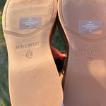 Nine West New Rapps size 8.5 Black Cork Wedge Chunky Sandals y2k summer jelly Photo 6