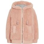 Coach  faux shearling pink teddy coat NEW Photo 0