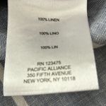 Ellen Tracy Linen Sleeveless Top Womens Blue White Stripe Button Up Neckline S Photo 11