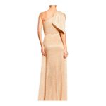 Dress the Population Anthro Dress The Population Savannah Sequin One Shoulder Rose Gold Dress XS NWT Photo 2