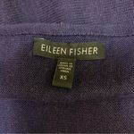 Eileen Fisher  Navy Blue Merino Wool Sweater Tunic Round‎ Neck Long Sleeve XS Photo 3