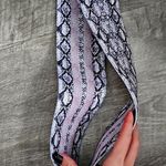 Womens Resistance Band Exercise Snake Skin Glute Band Black Photo 1