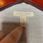 Eileen Fisher  metallic grey Organic Linen Fitted Shaped Blazer Sz 3X  $298 Photo 3