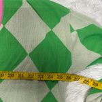 First Love  Green and Pink Argyle Cardigan Photo 6