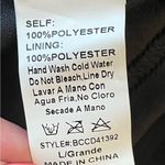 BANJUL NWT black textured cut out lined front ties LBD mini dress, size L summer Photo 5