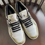 Reebok Gold Foil Leopard Print Sneakers Athletic Shoes 9.5 Photo 1