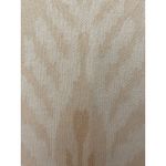 NWOT Anna Cate Sweatshirt Cotton Blend Cream Beige Ikat Poof Sleeve Medium Tan Photo 9