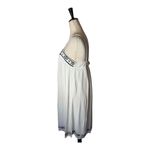 Ariat  Dress Women Medium White Gauze Embroidered Western Brandy Mini‎ Boho Photo 6