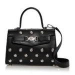 Versace NWT Crystal Medusa ‘95 Small Handbag in Black Photo 0