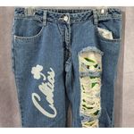 Boston Celtics NBA Hardwood Classics Denim Jeans by Carl Banks Women's Size 9 Blue Photo 1