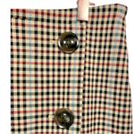 Ann Taylor Faux Wrap Plaid Midi Skirt Size 10 Academia Preppy Career Photo 3