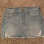 American Eagle Light Denim Mini Skirt Photo 0