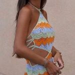 ZARA  limited edition crochet mini dress BLOGGERS FAVORITE!! Photo 3