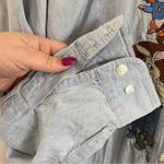 Disney The Store Vintage Embroidered Winnie the Pooh Chambray Button Down Photo 5