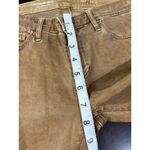 AG Adriano Goldschmied AG Jeans The Legging Ankle Super Skinny Size 27 Brown Coated Denim Leather Look Photo 9