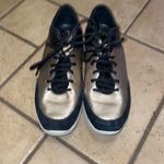 Geox Respira Gold & Black Athleisure Sneakers Photo 2