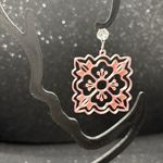 Handmade Pink and BlueColor‎ Shift, Floral Earrings Photo 1