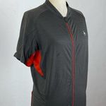 Smartwool Grey Orange Wool Blend Short Sleeve Jacket Photo 1