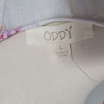 ODDY white crepe floral tunic size large Photo 7