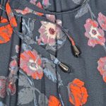 Free People ‎ Floral Smocked Blouse Butterfly Sleeve Top Womens Small Photo 9