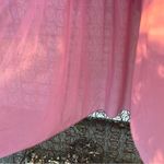 Vintage 70s Pink shirred V Photo 4