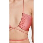JADE SWIM Livi Bikini Top in Coral Sheen XSmall New Womens Swimsuit Pink Size XS Photo 11