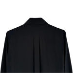 Burberry London NWT Veronica Silk Ruffle Inset Lace Blouse Black Womens US 6 Photo 4