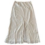 Vintage Opalaire Slip Skirt W/ Lace Hem & Middle Slit Medium Antron III Nylon M Photo 1