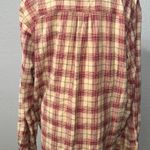 The Territory Ahead Fall Dress Shirt Large Neutral Plaid Cotton Button Up Photo 1