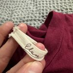 Elan Cold Shoulder Red Long Sleeve Dress Photo 3