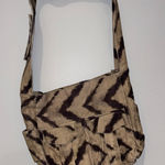 Free People  Hive Carryall Thick Strap Chevron Hobo Zip up Cargo Bag Photo 0