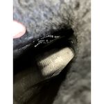 Frye  Faux Fur Leather Moto Boots in Black Photo 4