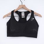 Gymshark  Vital Seamless Sports Bra Black Marl Extra Large Workout Activewear Photo 1
