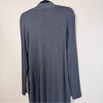 Beyond Yoga  Grey Cozy Cardigan Sweater Womens M Preppy Duster Longline Fall Photo 3