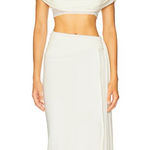 NWT DEME BY GABRIELLA Alyssa Top And Skirt Set in Off White Size Small Photo 0