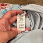 Show Me Your Mumu  Hacienda Maxi Dress Blue Pink Off-Shoulder Sundress Wedding Photo 16