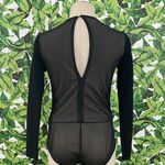 ZARA Knit Mesh Panel Bodysuit A015 Photo 1