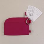 Lululemon NWT Clippable Card Pouch Passionate & White Wordmark Photo 8