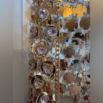 New Kelsey Randall x REVOLVE Kelsey Chainmail Dress in Pink & Gold Photo 5