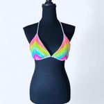 Victoria's Secret  vintage Y2K rainbow sequin bikini top Size Large Photo 5