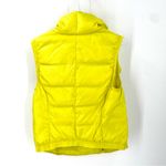  NWT Vince Neon Yellow Goose Down Magnetic Button Zipper Puffer Vest Jacket Photo 3